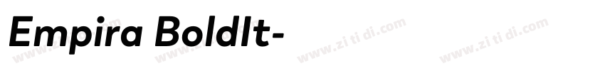 Empira BoldIt字体转换